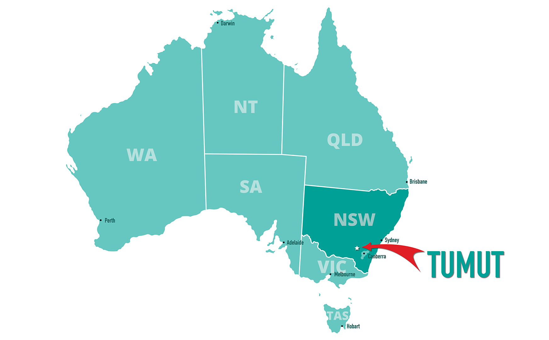 WhereIsTumut Location Tumut